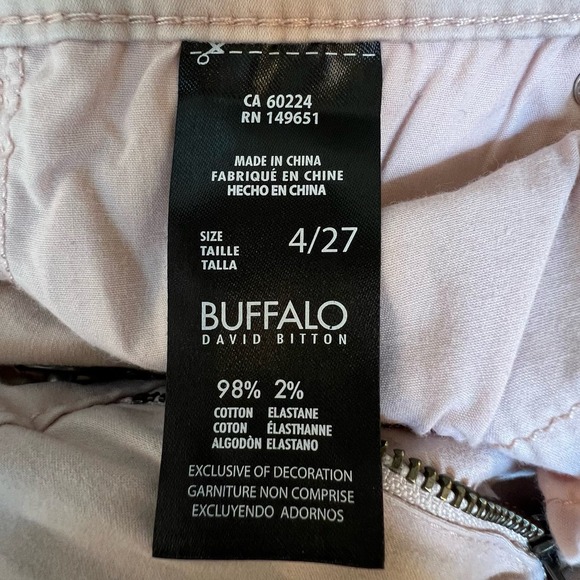 Buffalo David Bitton Mid Rise Stretch Skinny Ankle Pants 4/27 - Picture 5 of 9
